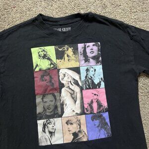 TAYLOR SWIFT | THE ERAS TOUR US DATES BLACK T-SHIRT
